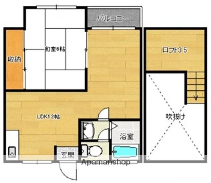 シティベール桧原の間取り