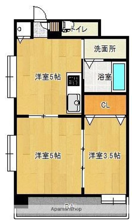 ネストピア平尾駅前の間取り