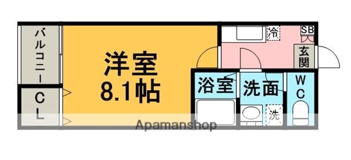 リブレア東比恵A棟の間取り