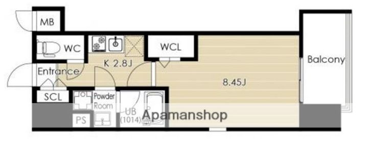 VOLARE HAKATAの間取り