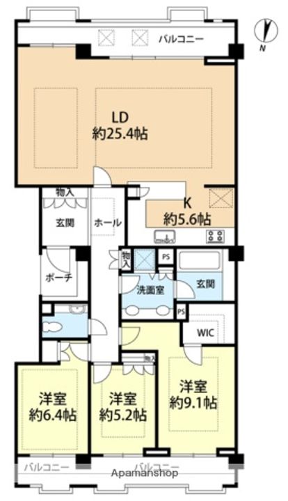 パークヒルズ櫻坂ステージⅠの間取り