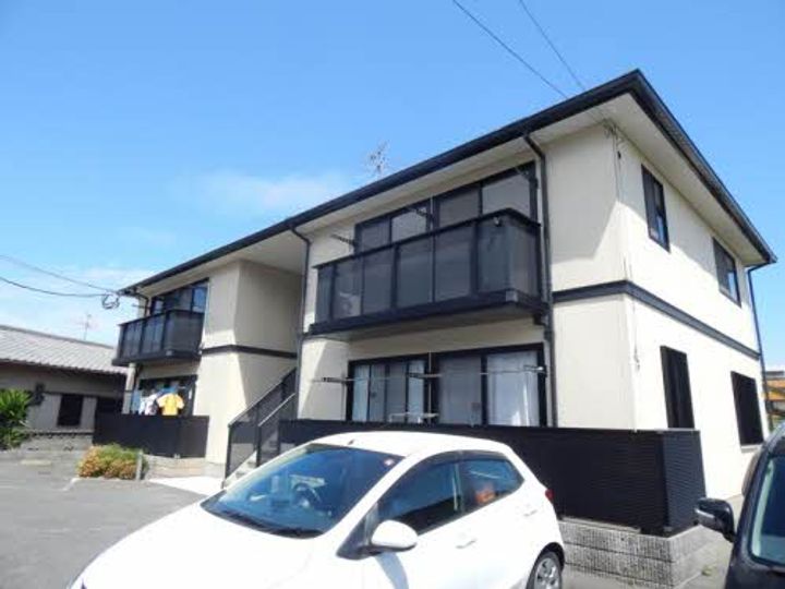 福岡県福岡市中央区笹丘2丁目の賃貸アパートの外観