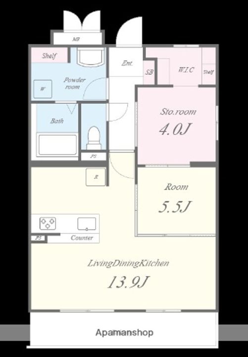 レトワール今川の間取り