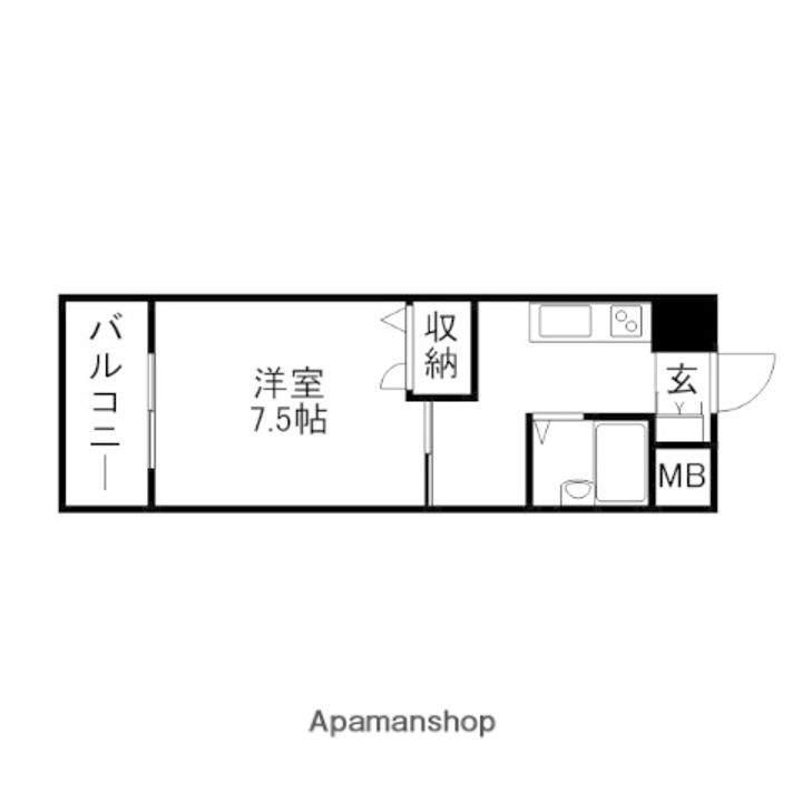 ブライトハーツ大橋南の間取り