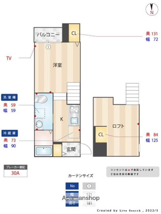 オーガスタの間取り