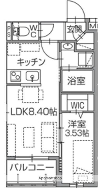 ALIVIS南福岡NORTHの間取り