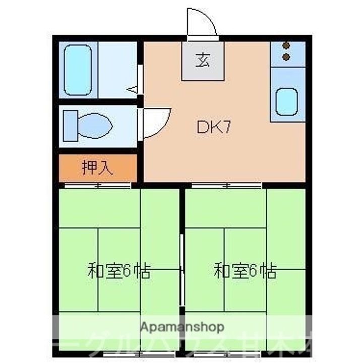 コスモハイツ・ハヤシの間取り