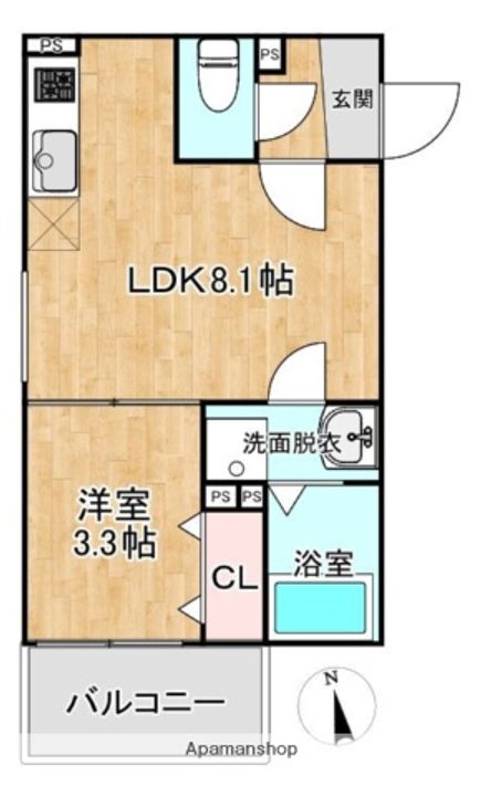 CRECIA南福岡NOAの間取り