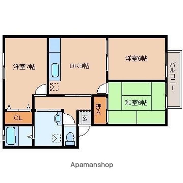 グレイスフルヤノの間取り