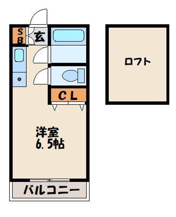 福岡県福岡市東区唐原7丁目の賃貸アパートの間取り