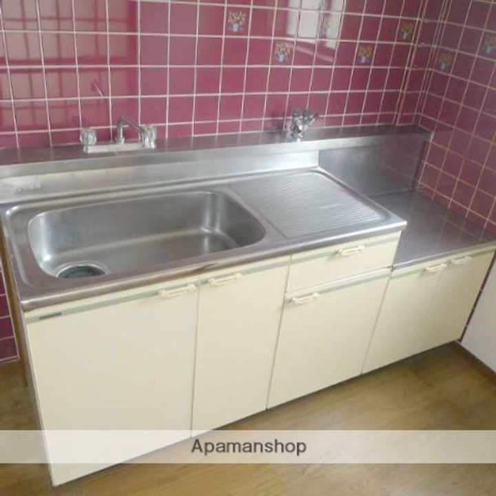 福岡県太宰府市観世音寺2丁目の賃貸アパート203のキッチン