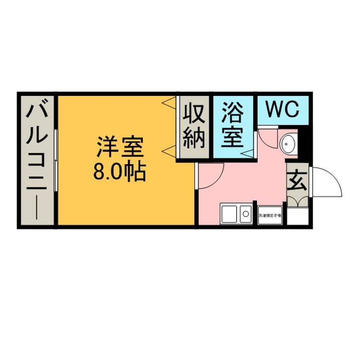 福岡県福岡市東区香住ヶ丘4丁目の賃貸マンションの間取り