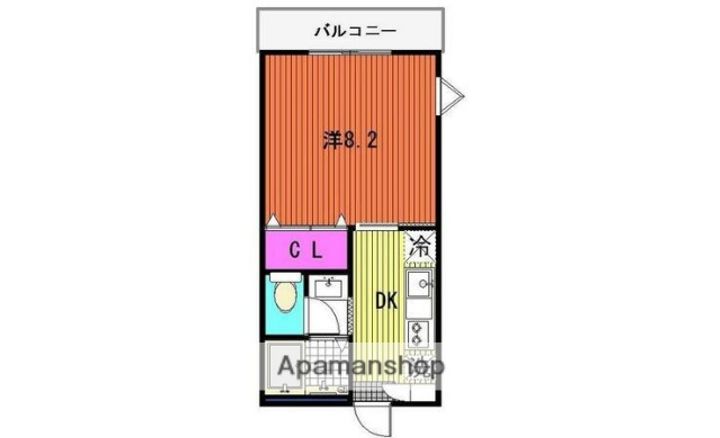 福岡県福岡市東区香椎駅東3丁目の賃貸アパートの間取り