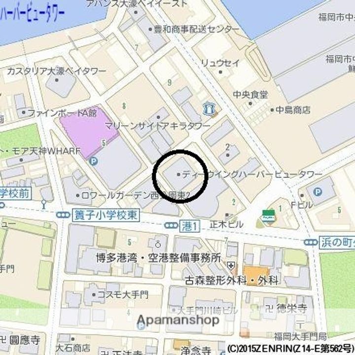 福岡県福岡市中央区港1丁目の賃貸マンションのその他画像