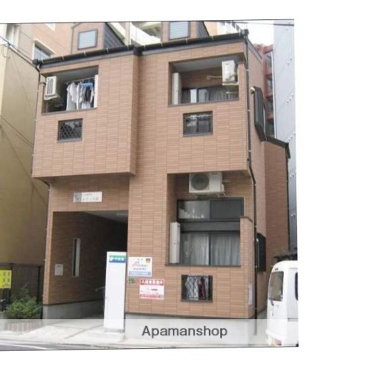 福岡県福岡市中央区黒門の賃貸アパートの外観