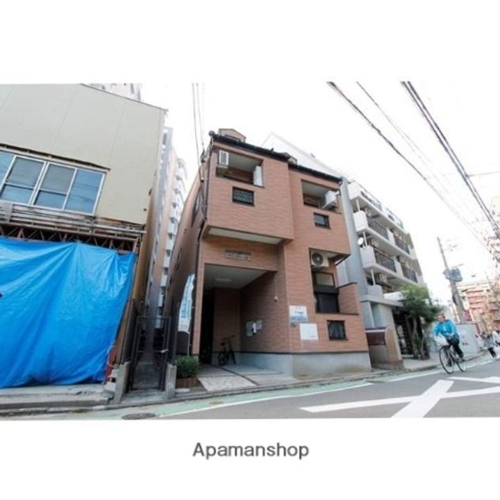 福岡県福岡市中央区黒門の賃貸アパートの外観