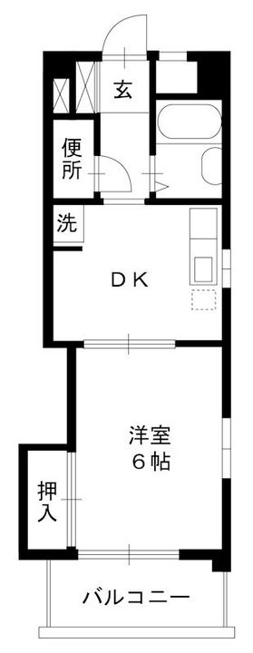 福岡県福岡市博多区博多駅南3丁目の賃貸マンションの間取り