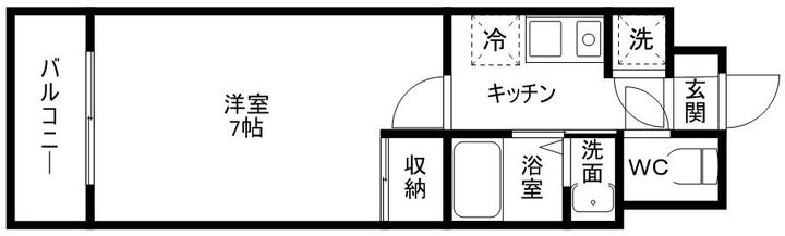 WillDo中洲の間取り