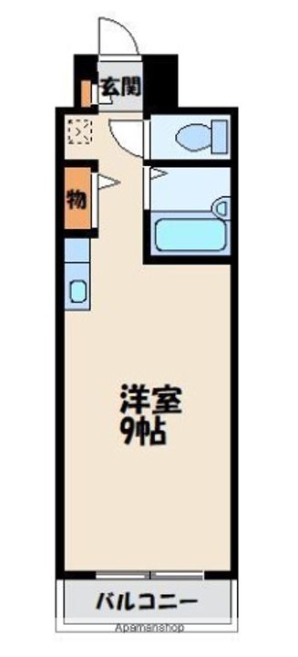 福岡県福岡市東区箱崎4丁目の賃貸マンションの間取り