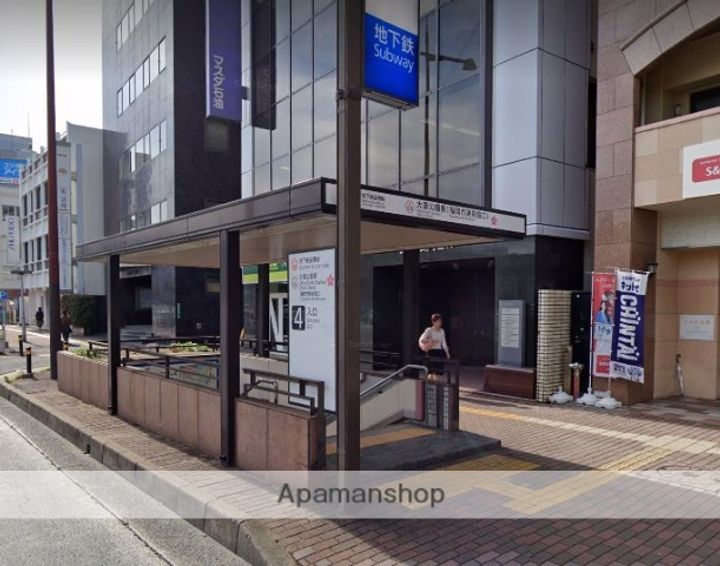 福岡県福岡市中央区荒戸1丁目の賃貸マンションの周辺