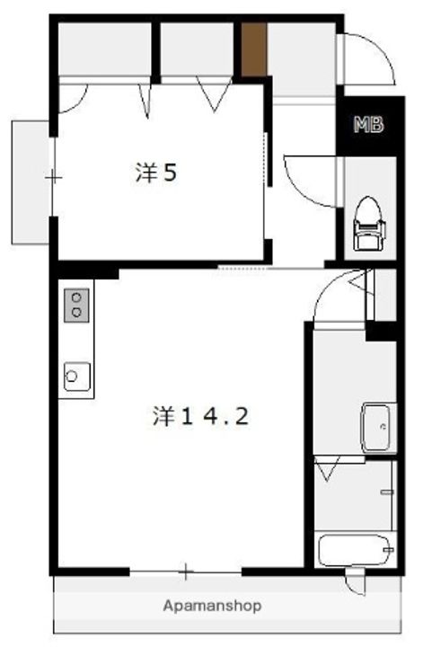 キュレーネスピティの間取り