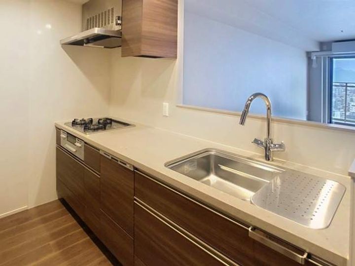 福岡県福岡市早良区西新4丁目の賃貸マンション1502のキッチン