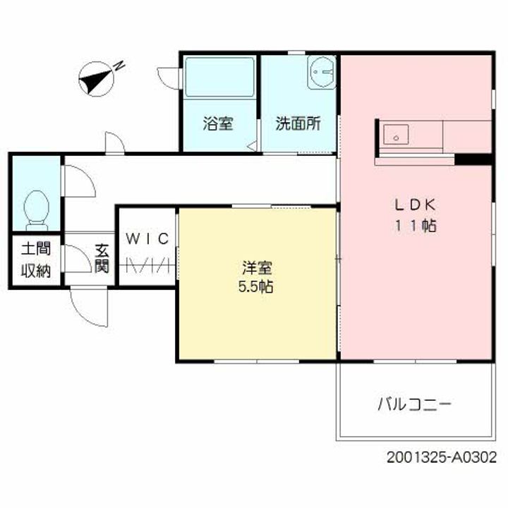 福岡県福岡市中央区荒戸1丁目の賃貸マンションの間取り