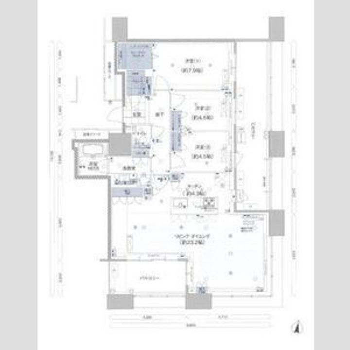 福岡県福岡市東区香椎照葉6丁目の賃貸マンションの間取り