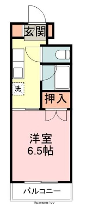 福岡県福岡市東区多々良2丁目の賃貸マンションの間取り