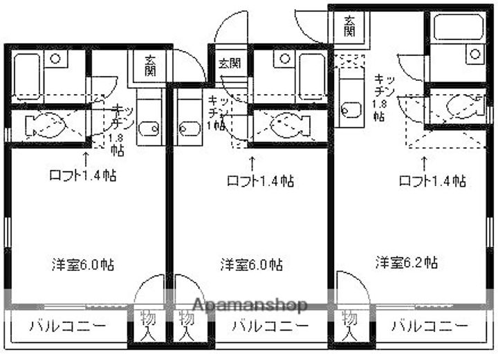 M’S ART21103の間取り