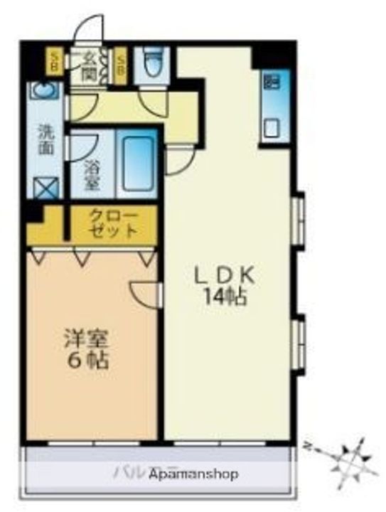 日之出ビル高砂の間取り