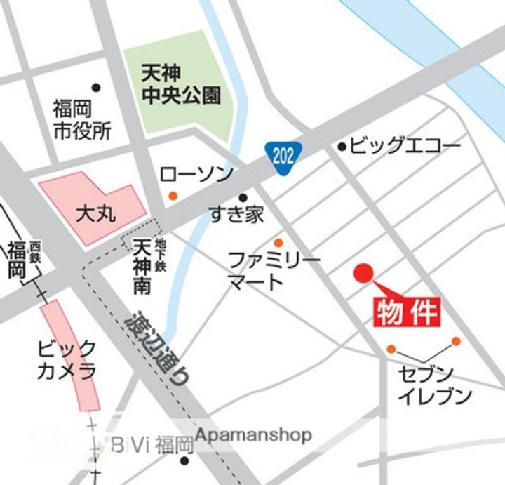 ヴィラージュ天神南弐番館の外観