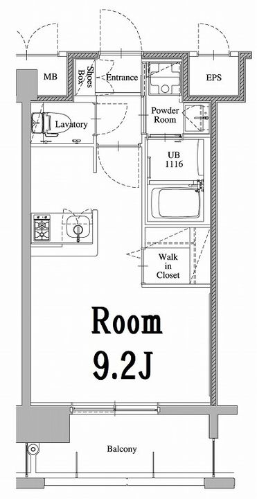 福岡県福岡市博多区対馬小路の賃貸マンションの間取り