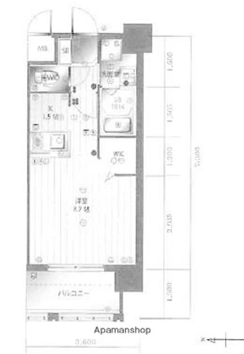 La Fase Esperansa大濠の間取り