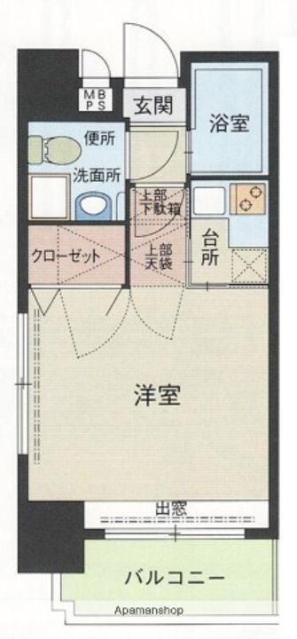 エステートモア警固の間取り