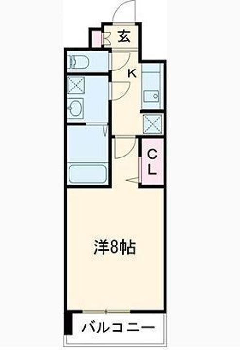 SーRESIDENCE大橋FLUSSの間取り