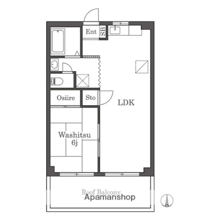 福岡県福岡市城南区長尾1丁目の賃貸マンションの間取り