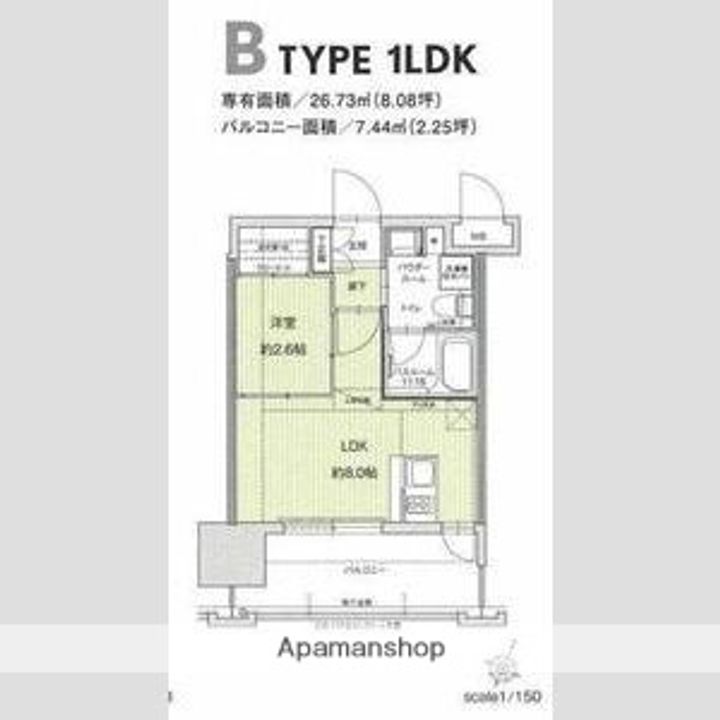 ドゥーエ赤坂の間取り