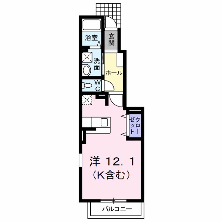 プラスパーⅠの間取り