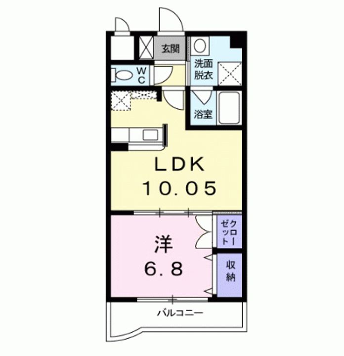 エス・テイト外園の間取り