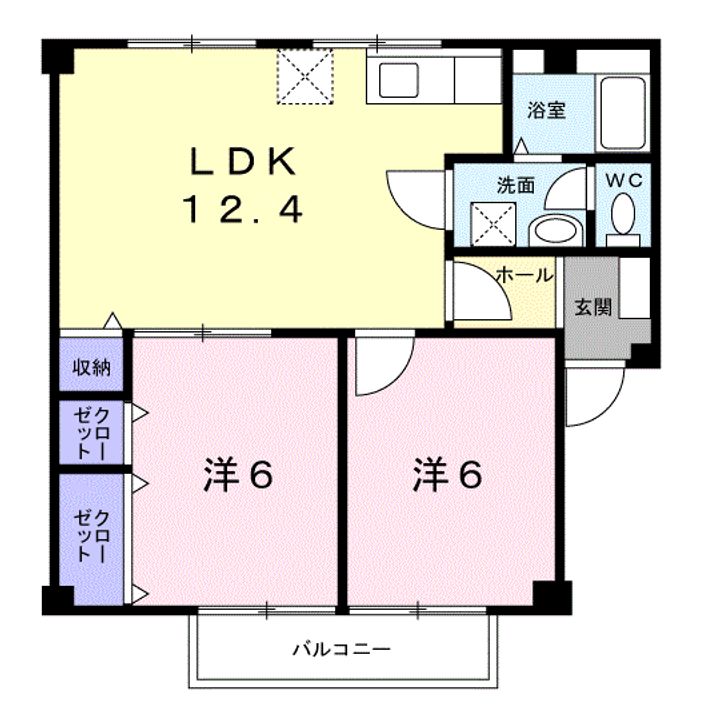 アネックス大平の間取り