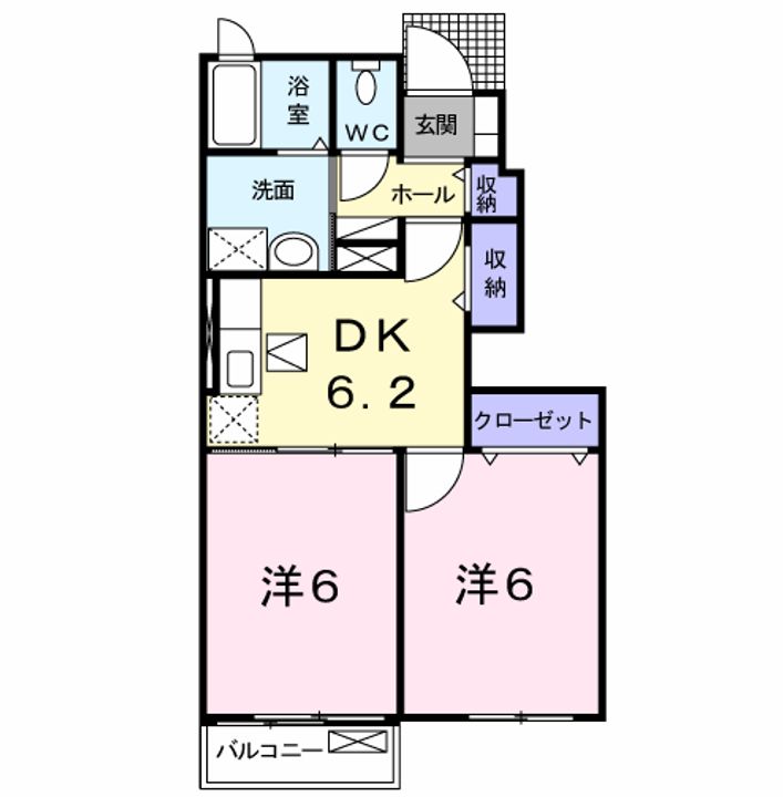 サニー・ハウスの間取り