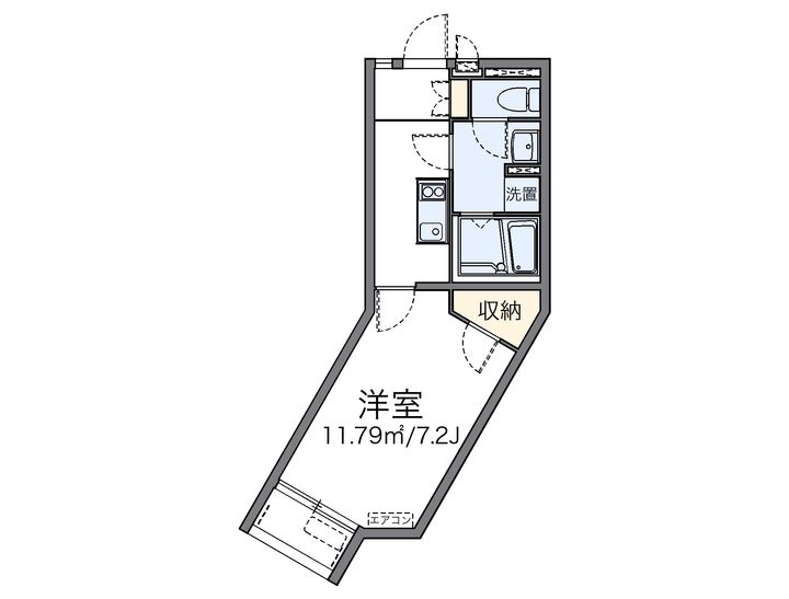 レオネクスト田中205の間取り