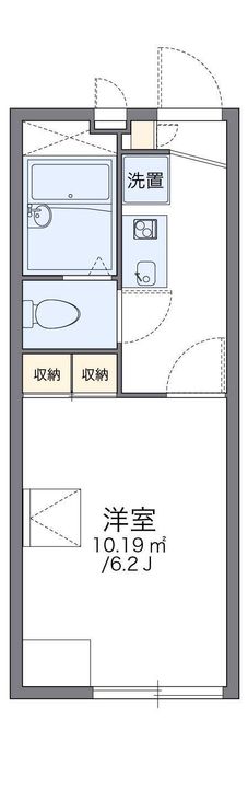 レオパレスサンハイム嵐山の間取り