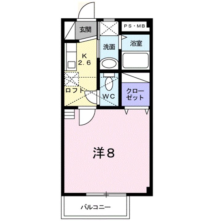 メゾン上の原の間取り