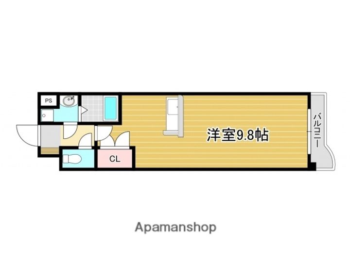 アピアランス到津801の間取り