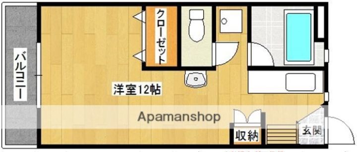 シャトーモリⅢ202の間取り