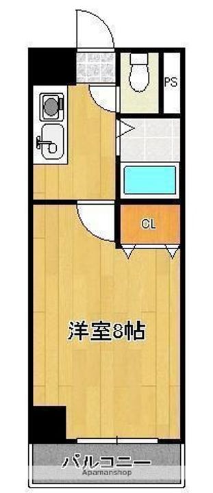 福岡県北九州市八幡東区前田1丁目の賃貸マンションの間取り