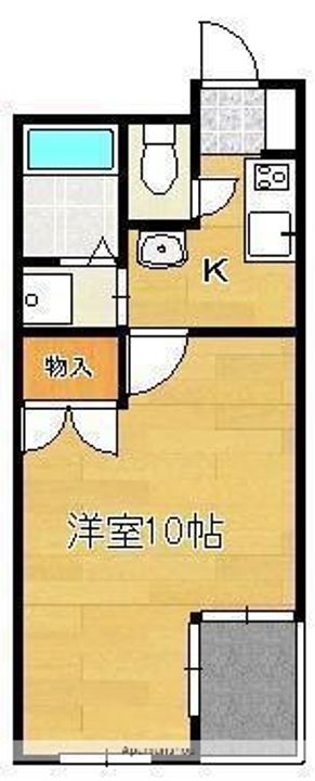 福岡県北九州市八幡西区浅川2丁目の賃貸マンションの間取り