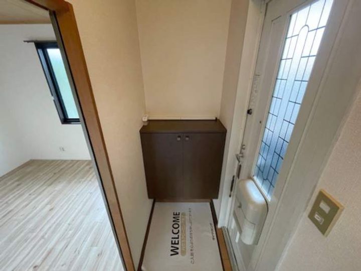 ボンセジュール企救丘 A棟の玄関